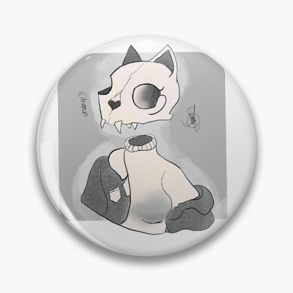 Item preview, Calavera de gato nena designed and sold by Ech0mun.