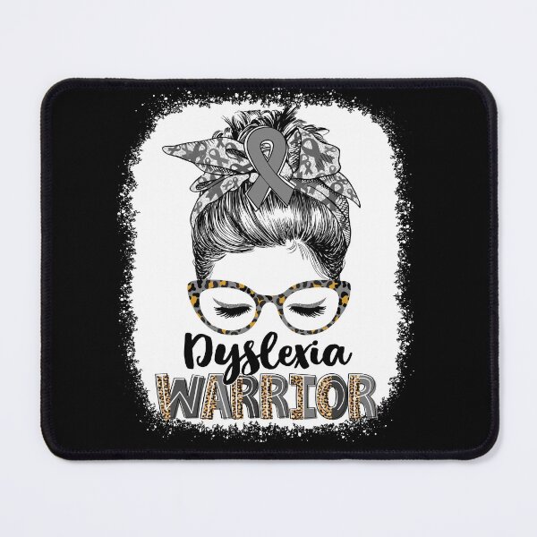 Item preview, Messy Bun Leopard Dyslexia Warrior designed and sold by rechardtee.