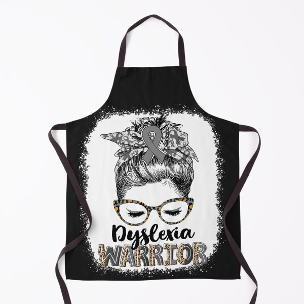 Item preview, Messy Bun Leopard Dyslexia Warrior designed and sold by rechardtee.