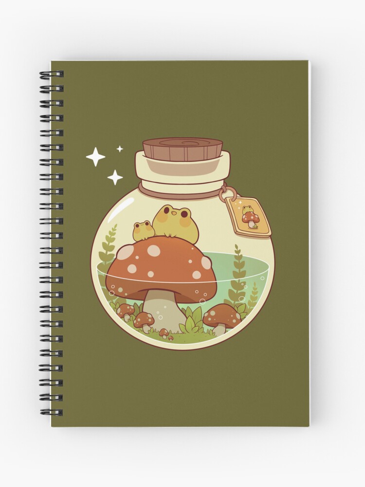 Frog and mushroom potion Journal for Sale by Rihnlin