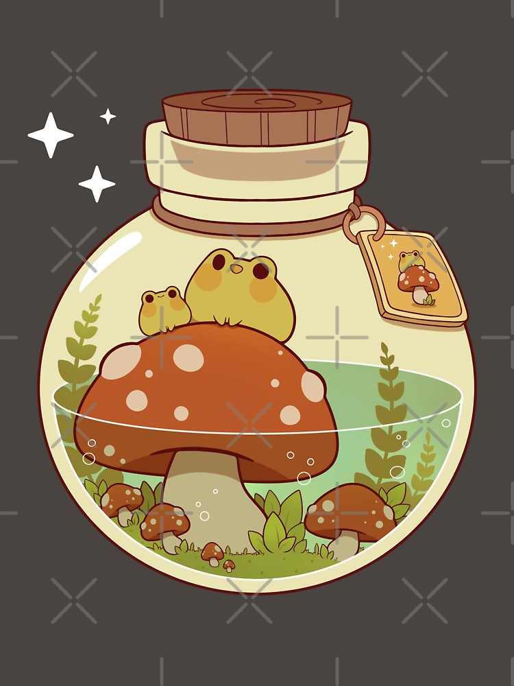 Thumbnail 7 of 7, Classic T-Shirt, Frog and mushroom potion designed and sold by Rihnlin.