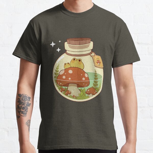 Potion de grenouille et champignon T-shirt classique