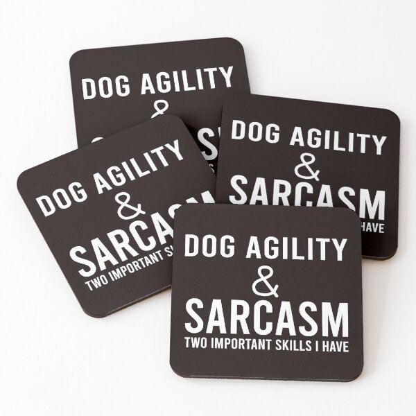 Item preview, Dog Agility And Sarcasm, Funny Agility Dog, Dogs designed and sold by Aerial Addicts.