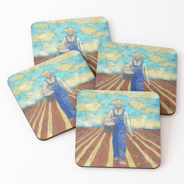 Item preview, THE FARMER SOWING HIS CORN designed and sold by Jean Gregory Evans.