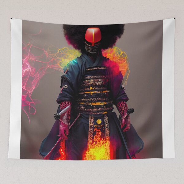 Item preview, African Samurai Warrior designed and sold by SurrealeyeSEA.