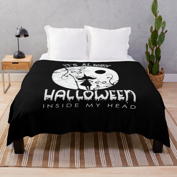 Item preview, It's Always Halloween Inside My Head, Halloween Quote designed and sold by OB-Store.