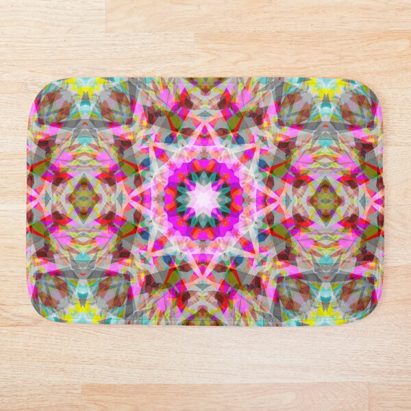 Item preview, Vibrant Hot Pink and Muted Green Autumn Fall Star Pattern designed and sold by PatternPerfect.