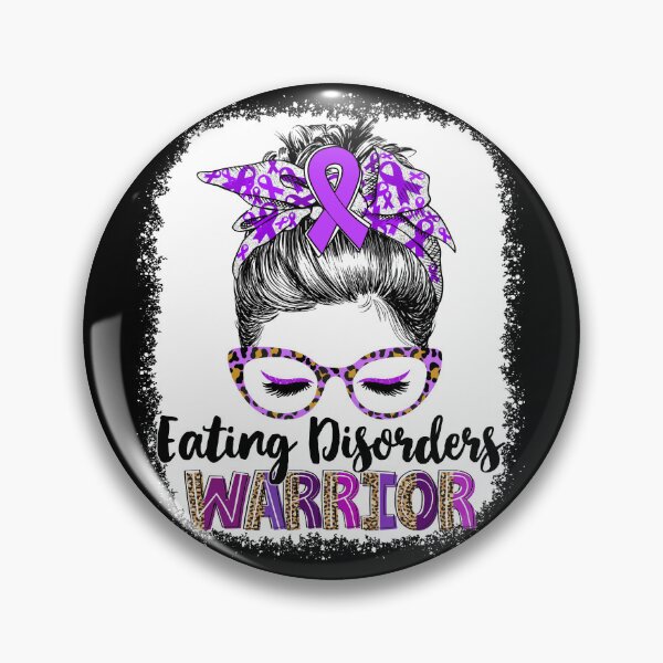 Item preview, Messy Bun Leopard Eating Disorders Warrior designed and sold by rechardtee.