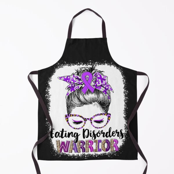 Item preview, Messy Bun Leopard Eating Disorders Warrior designed and sold by rechardtee.