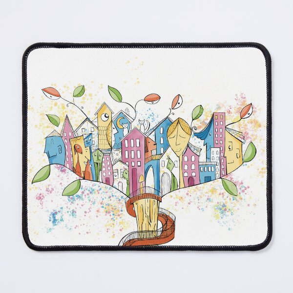 Item preview, cityscape designed and sold by Cristina Clementel.