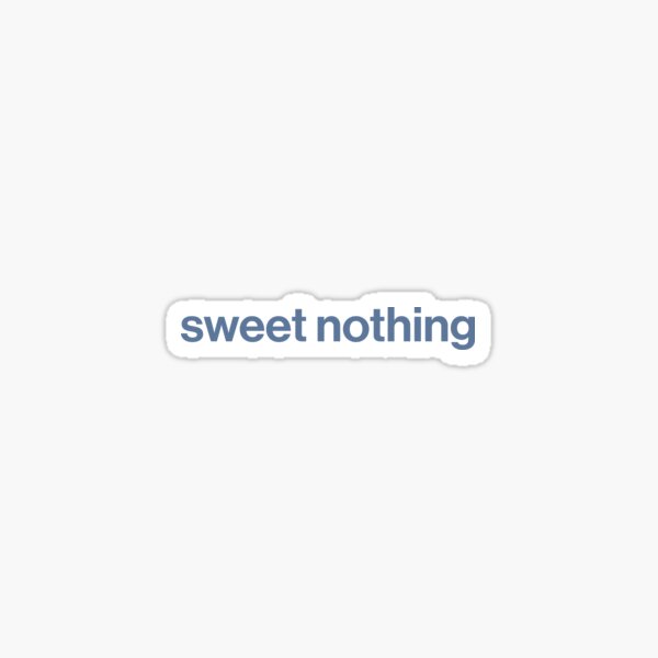 Taylor Swift Inspired Clear Sweet Nothings Sticker – Rove Jewelry  Accessories and Gifts