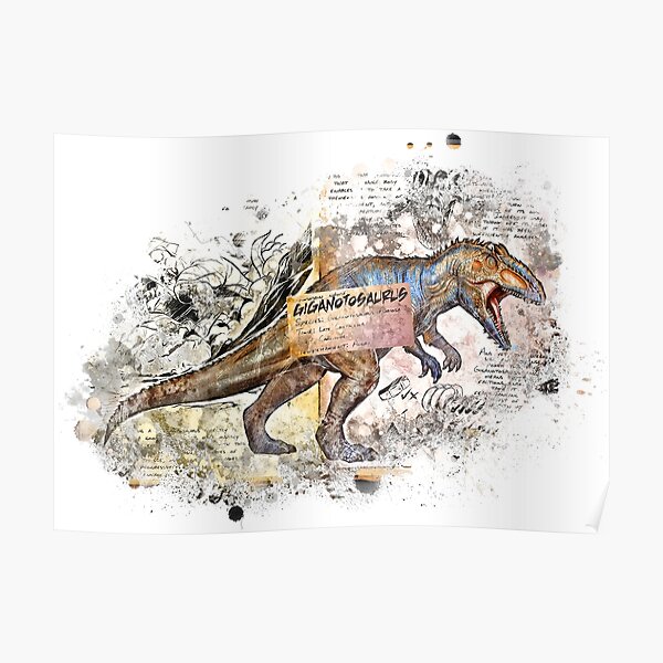 Gigantosaurus Póster