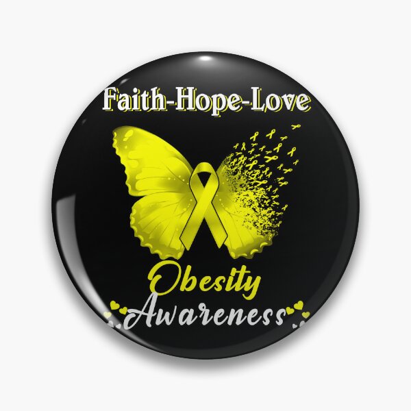 Item preview, Faith Hope Love Butterfly Obesity Awareness designed and sold by Gillosina.