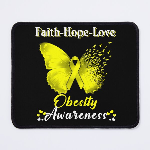 Item preview, Faith Hope Love Butterfly Obesity Awareness designed and sold by Gillosina.