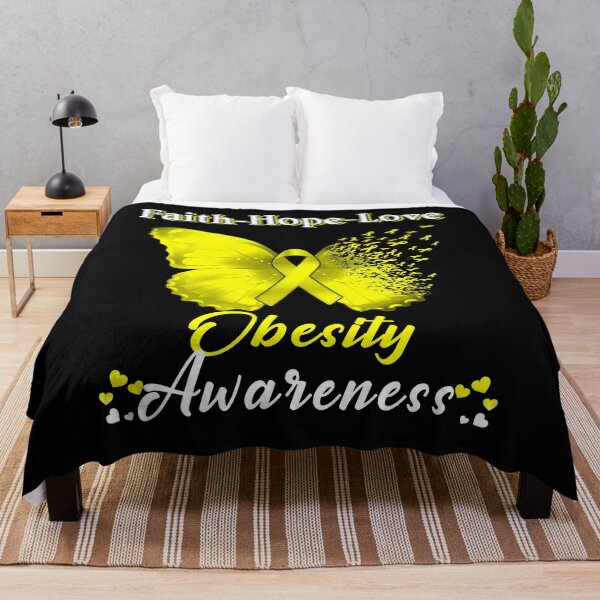 Item preview, Faith Hope Love Butterfly Obesity Awareness designed and sold by Gillosina.
