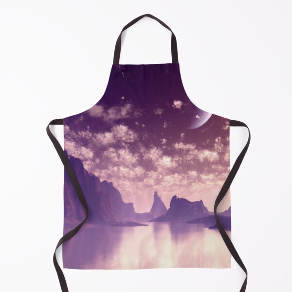 Item preview, Purple anime landscape over a lake designed and sold by Devin Farinsky.