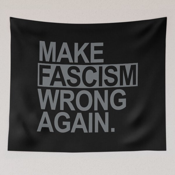 Item preview, Make Fascism Wrong Again (subtle gray) designed and sold by Thelittlelord.