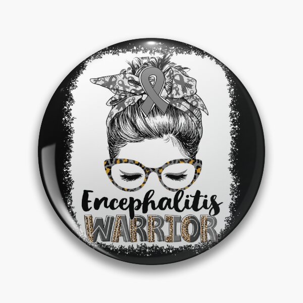 Item preview, Messy Bun Leopard Encephalitis Warrior designed and sold by rechardtee.