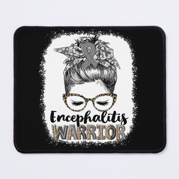 Item preview, Messy Bun Leopard Encephalitis Warrior designed and sold by rechardtee.