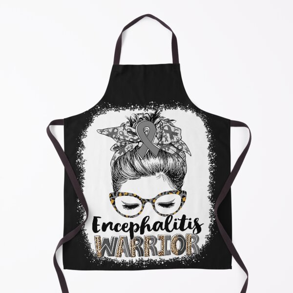 Item preview, Messy Bun Leopard Encephalitis Warrior designed and sold by rechardtee.
