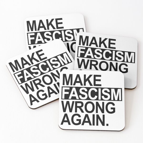 Item preview, Make Fascism Wrong Again (black) designed and sold by Thelittlelord.