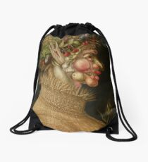 Summer by Giuseppe Arcimboldo Drawstring Bag