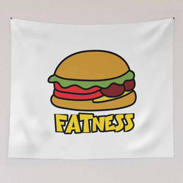 Item preview, Fatness Burger designed and sold by CreativeStrike.