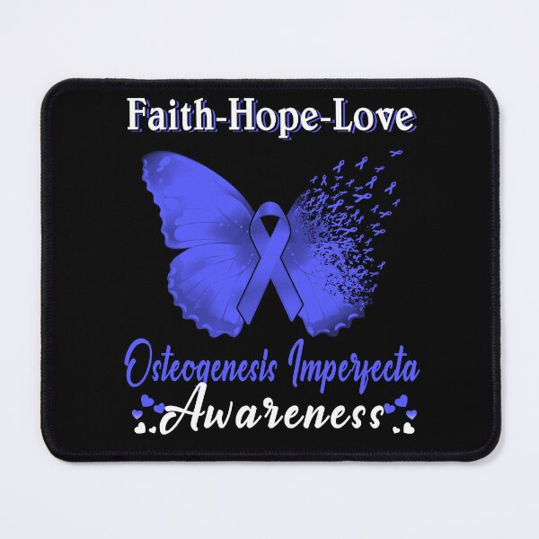 Item preview, Faith Hope Love Butterfly Osteogenesis Imperfecta Awareness designed and sold by Gillosina.