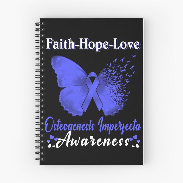 Item preview, Faith Hope Love Butterfly Osteogenesis Imperfecta Awareness designed and sold by Gillosina.