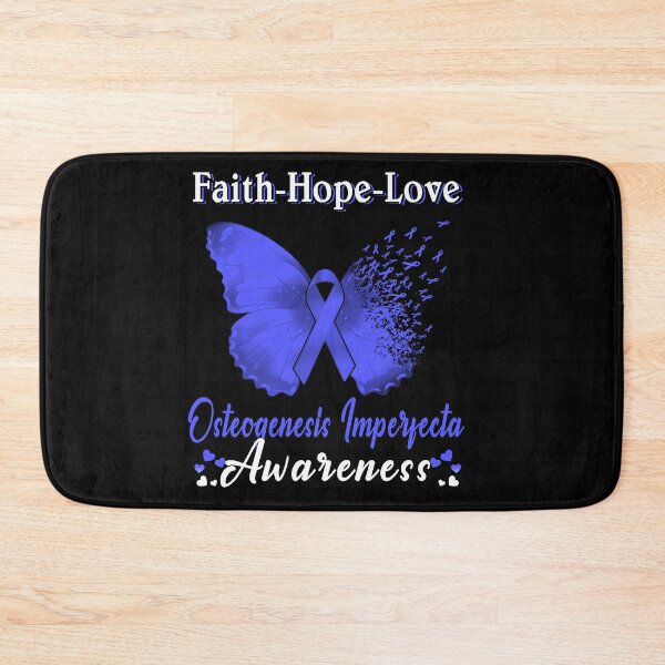Item preview, Faith Hope Love Butterfly Osteogenesis Imperfecta Awareness designed and sold by Gillosina.