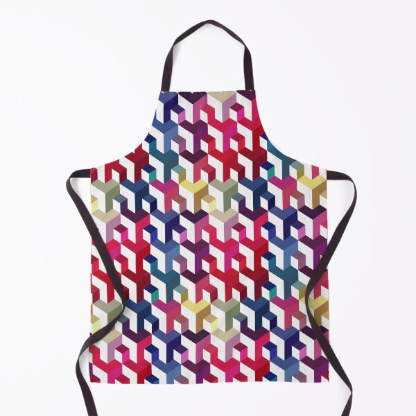 Aperçu de l'œuvre Motif de cubes colorés - conception abstraite sans couture créée et vendue par Yerdna.