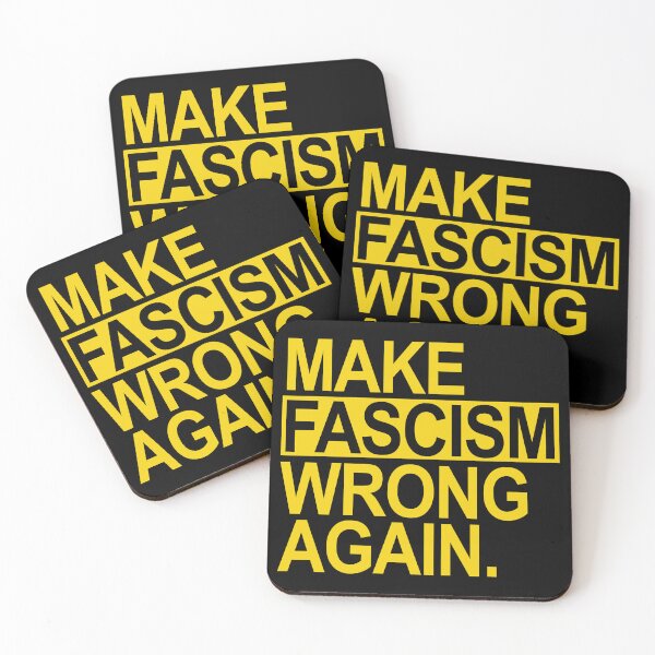 Item preview, Make Fascism Wrong Again (yellow) designed and sold by Thelittlelord.