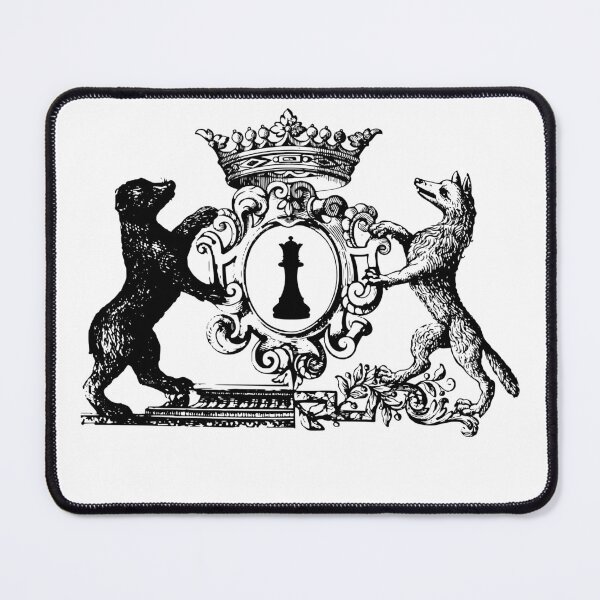 Item preview, My Majesty's medallion with crown and shield holder bear and dog designed and sold by Silva-Sol.