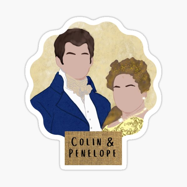 Aperçu de l'œuvre Polin Couple Or Portrait Bridgerton Saison 3 créée et vendue par RTee27.