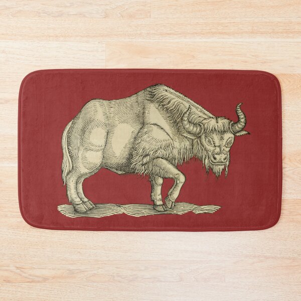 Item preview, Bison, buffalo, woodcut illustration. designed and sold by Luggnagg.