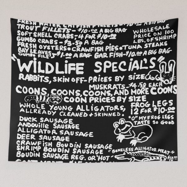 Item preview, SEAFOOD SPECIALS  - NEW ORLEANS OUTSIDER ART designed and sold by ACME PROPAGANDAWORX.