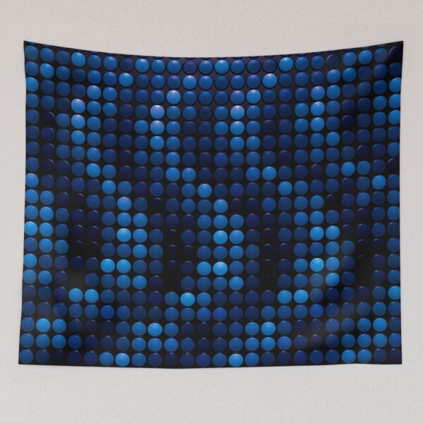 Item preview, Illuminated Blue Dots. designed and sold by luisalfonso1989.