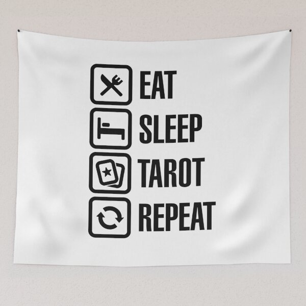 Item preview, Eat Sleep Tarot Repeat designed and sold by LaundryFactory.