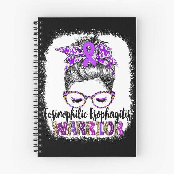 Item preview, Messy Bun Leopard Eosinophilic Esophagitis Warrior designed and sold by rechardtee.