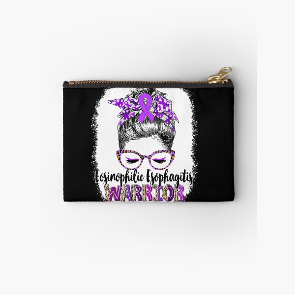 Item preview, Messy Bun Leopard Eosinophilic Esophagitis Warrior designed and sold by rechardtee.
