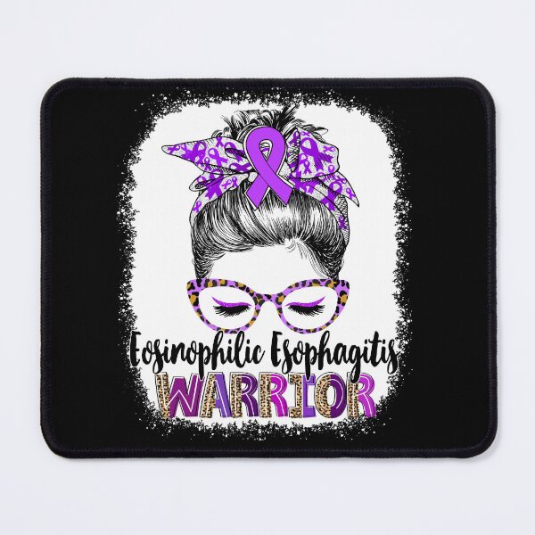 Item preview, Messy Bun Leopard Eosinophilic Esophagitis Warrior designed and sold by rechardtee.