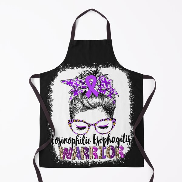 Item preview, Messy Bun Leopard Eosinophilic Esophagitis Warrior designed and sold by rechardtee.