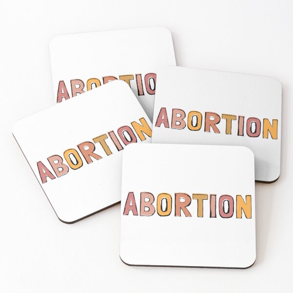 Item preview, ABORTION ABSTRACT BUBBLE LETTERS FALL COLORS | ABORTION RIGHTS FUN TEXT RUSTIC PASTEL W/ OUTLINES designed and sold by Festive Feminist.