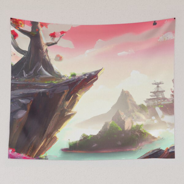 Item preview, Beautiful anime landscape designed and sold by Devin Farinsky.