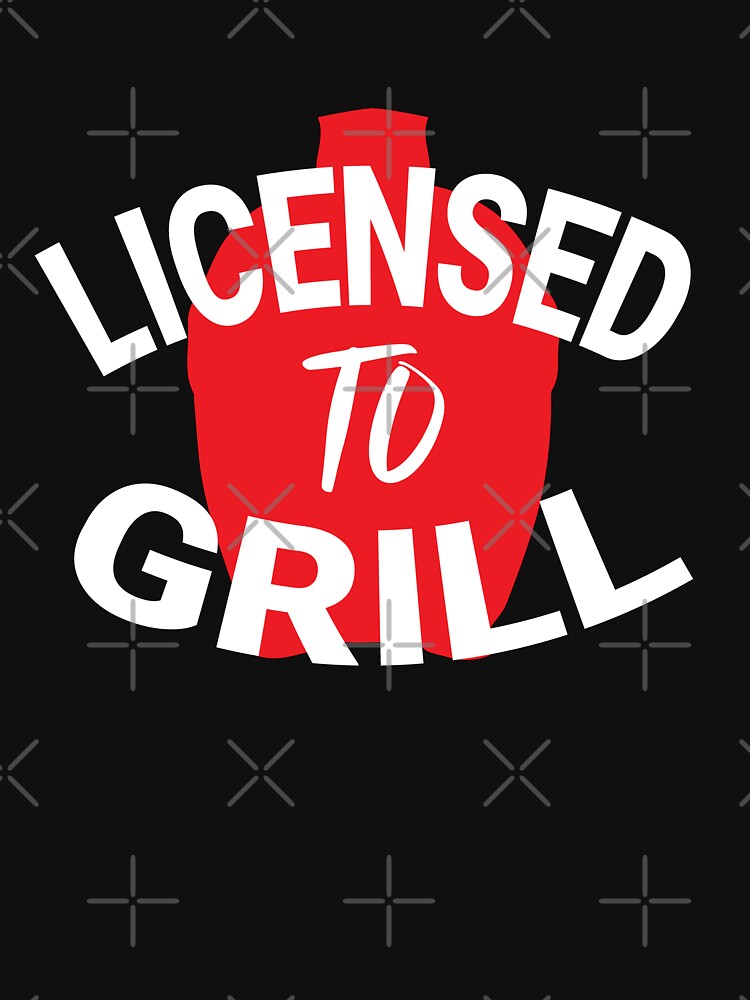 Kamado Joe Licensed To Grill Kamado Grill Gift T Shirt For Sale By Jaskei Designs Redbubble