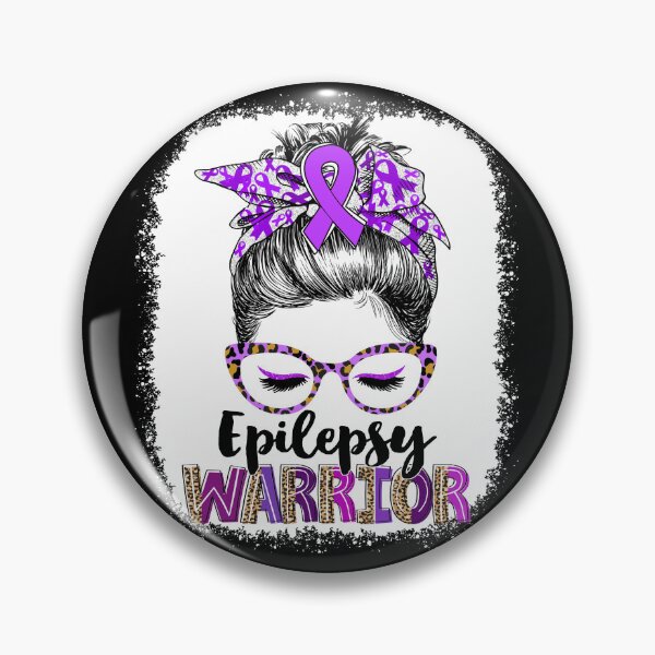 Item preview, Messy Bun Leopard Epilepsy Warrior designed and sold by rechardtee.