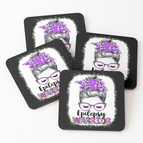 Item preview, Messy Bun Leopard Epilepsy Warrior designed and sold by rechardtee.