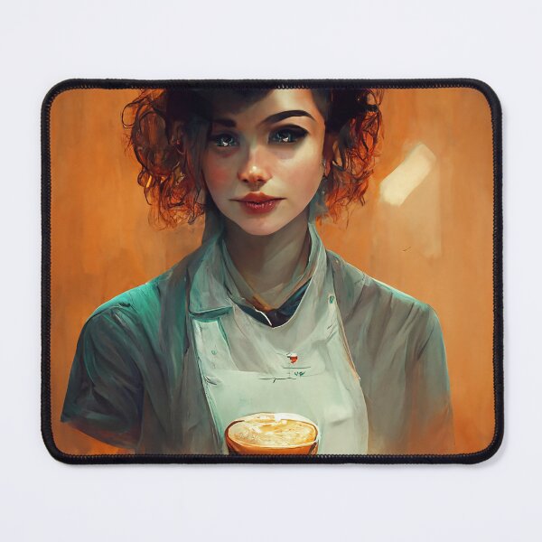 Item preview, Lovely Barista designed and sold by Myriam Iart.