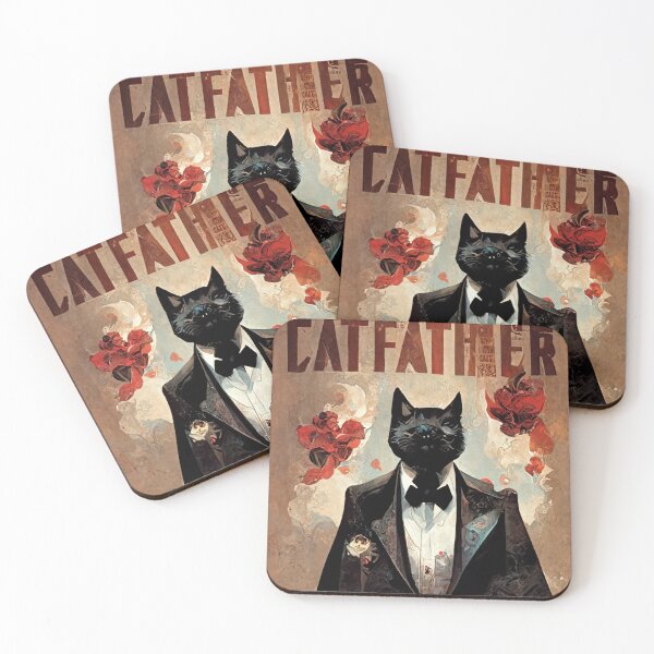Item preview, Ths Catfather has a kitty, in his pocket. designed and sold by BraveFellow.