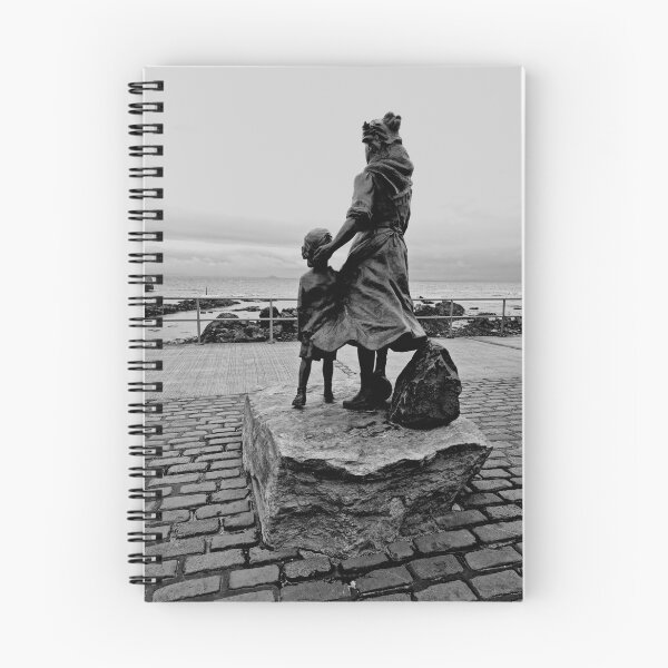 Item preview, Pittenweem statue in black and white designed and sold by S-and-W-4ever.